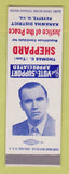 Matchbook Cover - Thomas Sheppard Justice of Peace Fayette WV Kanawha SAMPLE