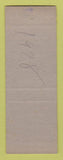 Matchbook Cover - John Prim State Rep Election SAMPLE