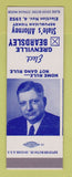 Matchbook Cover - Grenville Beardsley State's Attorney Election 1952 SAMPLE