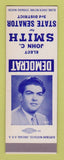 Matchbook Cover - John Smith State Senator Election SAMPLE