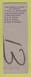 Matchbook Cover - Winfield Scott Supreme Court Election SAMPLE