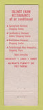 Matchbook Cover - Sunshine Fresh Idlenot Dairy Keene Manchester NH WEAR