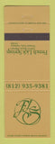 Matchbook Cover - French Lick Springs Golf Tennis Resort IN