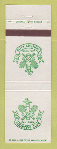 Matchbook Cover - Oak Park Country Club IL