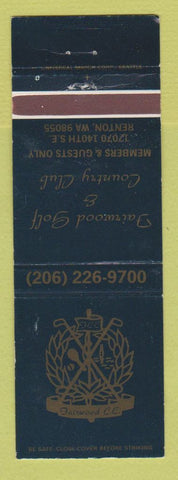 Matchbook Cover - Rairwood Golf Country Club Renton WA WEAR