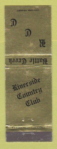 Matchbook Cover - Riverside Country Club Battle Creek MI WEAR