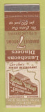 Matchbook Cover - Lou's Village Restaurant San Jose CA WEAR