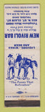 Matchbook Cover - New Rivoli Bar Toledo OH WEAR