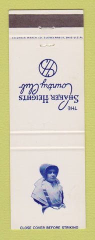 Matchbook Cover - Shaker Heights Country Club OH