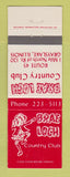 Matchbook Cover - Brea Loch Country Club Grayslake IL