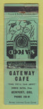 Matchbook Cover - Gateway Grill Newport OR WEAR