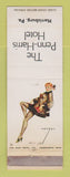 Matchbook Cover - Penn Harris Hotel Harrisburg PA pinup WEAR