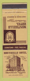 Matchbook Cover - Monticello Hotel Charlottesville VA