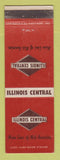 Matchbook Cover - Illinois Central Railroad