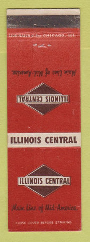 Matchbook Cover - Illinois Central Railroad