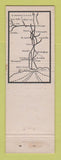 Matchbook Cover - Illinois Central Railroad
