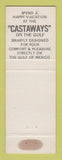 Matchbook Cover - Castaways on the Gulf St Petersburg FL WEAR