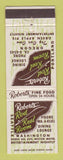 Matchbook Cover - Roberts Rod Reel Room Seattle WA