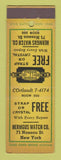 Matchbook Cover - Hermgus Watch Company New York City WEAR