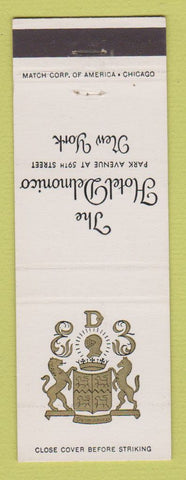 Matchbook Cover - Hotel Delmonico New York City