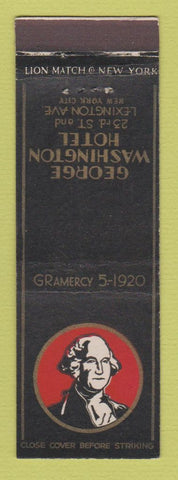 Matchbook Cover - George Washington Hotel New York City