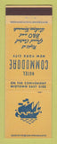 Matchbook Cover - Hotel Commodore New York City