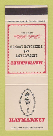 Matchbook Cover - Haymarket Restaurant Statler Hilton Hotel New York City