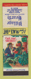 Matchbook Cover - Village Hearth Lewisburg PA hillbilly WEAR
