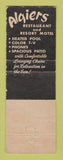 Matchbook Cover - Algiers Restaurant Redwood City CA motel