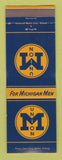 Matchbook Cover - University of Michigan Ann Arbor MI Union WEAR