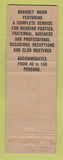Matchbook Cover - Panelli's Restaurant San Francisco CA