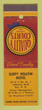 Matchbook Cover - Sleepy Hollow Motel Rye NH Quality Courts