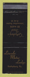 Matchbook Cover - Lincoln Motor Lodge Gettysburg PA