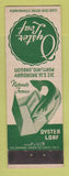 Matchbook Cover - Oyster Loaf Restaurant Portland OR