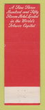 Matchbook Cover - Hotel Robert E Lee Winston Salem NC