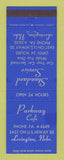 Matchbook Cover - Parkway Cafe Lexington NE Standard oil gas