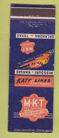 Matchbook Cover - MKT Railroad Katy Lines