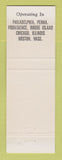Matchbook Cover - Stanley Green's Philadelphia Chicago Boston Providence RI