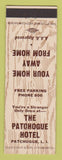 Matchbook Cover - Patchogue Hotel LI NY