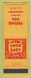 Matchbook Cover - Peking Inn Chinese Cedarhurst LI NY
