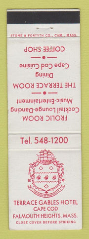 Matchbook Cover - Terrace Gables Hotel Falmouth Heights MA
