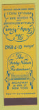 Matchbook Cover - Forty Niner Restaurant New York City SAMPLE