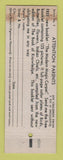 Matchbook Cover - Book of Knowledge Encyclopedia New York City Grolier