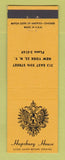 Matchbook Cover - Hapsburg House New York City
