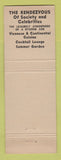 Matchbook Cover - Hapsburg House New York City