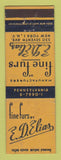 Matchbook Cover - ED Elias Furs New York City