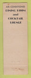 Matchbook Cover - Hotel Abbey New York City