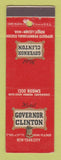 Matchbook Cover - Hotel Governor Clinton New York City