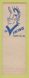 Matchbook Cover - Viking Paper Company New York City