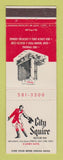 Matchbook Cover - City Squire Motor Inn New York City WEAR